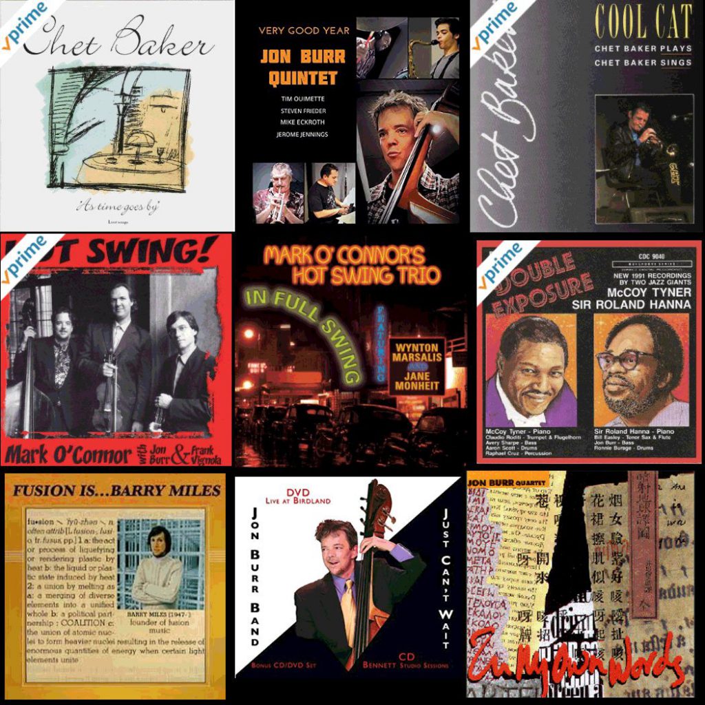 CDs Featuring Compositions By Jon Burr